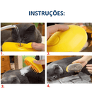 Escova a Vapor Recarregável <br> Higieniza e Remove Pelos