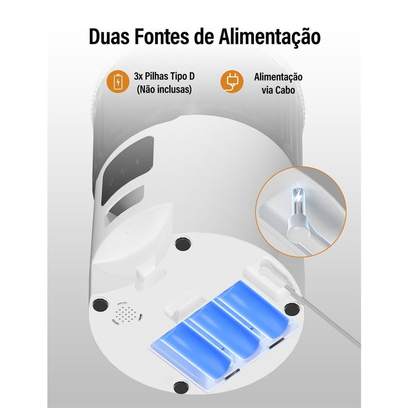 Alimentador Pet Inteligente Automático Wi - Fi App - Tigela De Aço 4L - Dispensador de Comida para Gatos e Cachorros - ShopPatinhas