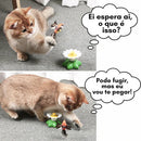 Brinquedo Interativo Simulador<br> Girassol Mágico 2 em 1 <br> Gira Automaticamente - ShopPatinhas