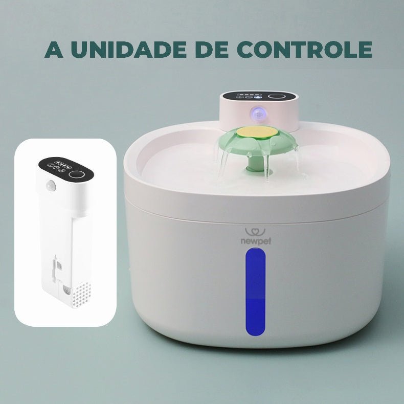 Fonte de água Bebedouro Automática com sensor inteligente 2,6 L - ShopPatinhas