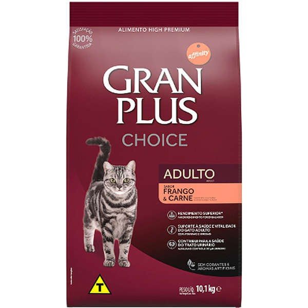 Ração Gran Plus Gatos Choice 10KG - ShopPatinhas