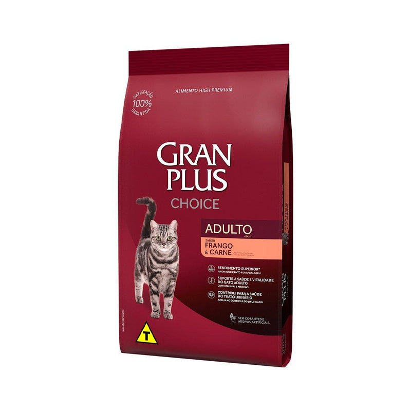 Ração Gran Plus Gatos Choice 10KG - ShopPatinhas