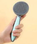 Escova Rasqueadeira Profissional<br> Botão Autolimpante 1 Click <br> 🔥 DESCONTO BLACK DECEMBER <br> Utilize em Cães & Gatos - ShopPatinhas