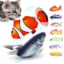 Peixinho Inteligente Original <br> Brinquedo Interativo Pets <br> Recarregável via USB - ShopPatinhas